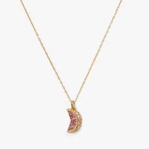 Kate Spade Fruit Salad Pavé Grapefruit Mini Pendant Necklace NWT